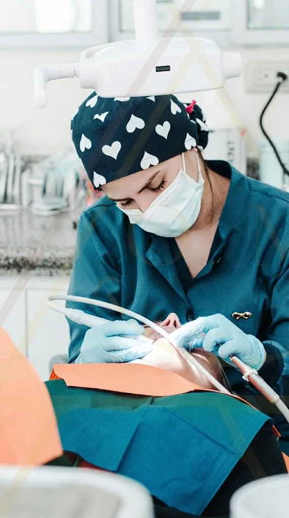 Especialista de OMI Dental atendiendo a un paciente